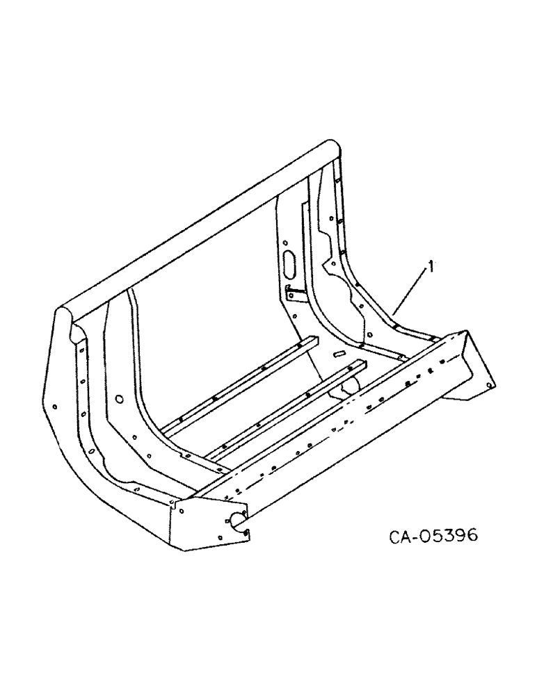 Схема запчастей Case IH 830 - (B-02) - HAY PICK-UP UNIT - MAIN FRAME 