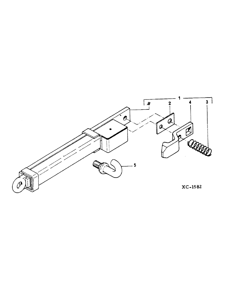 Схема запчастей Case IH 3104 - (A-05) - RELEASE BAR 