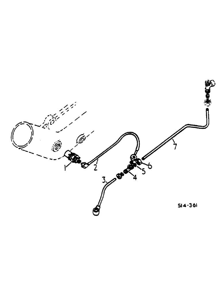 Схема запчастей Case IH 385 - (0D19-2) - THERMOSTART ATTACHMENT, BOSCH INJECTION, CR PUMP Power