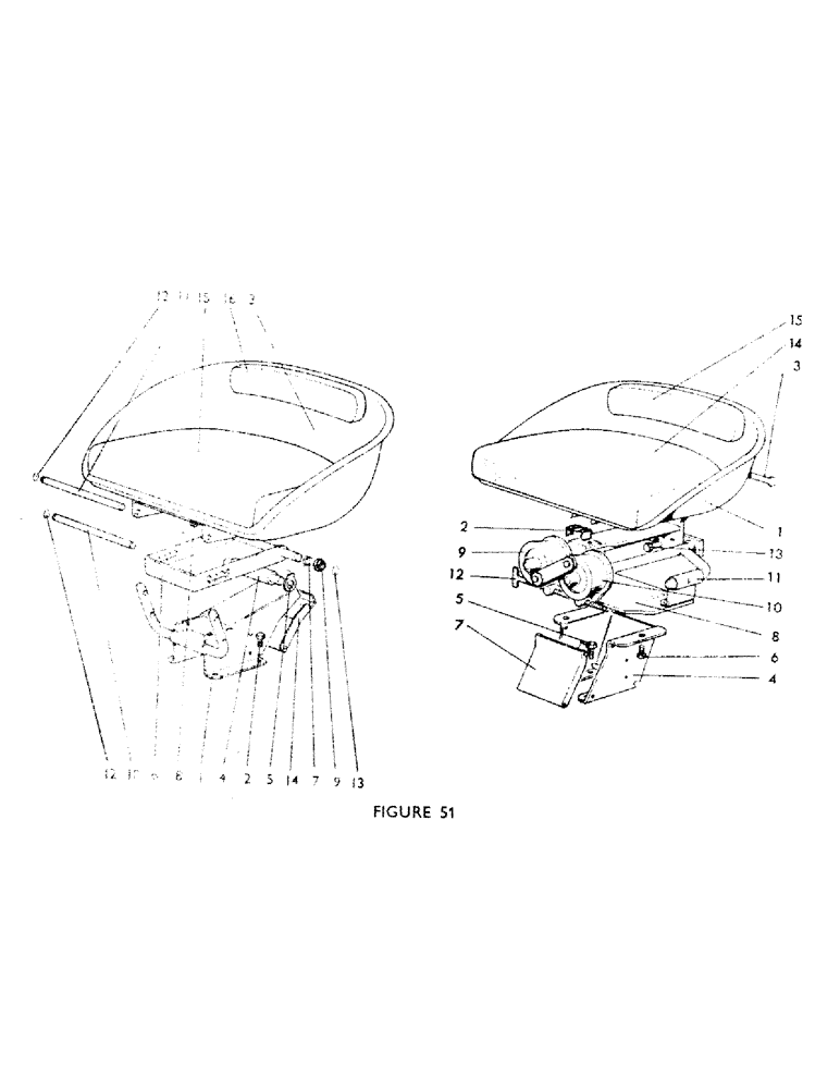 Схема запчастей Case IH 770B - (084) - SEAT AND SUPPORT (12) - CHASSIS