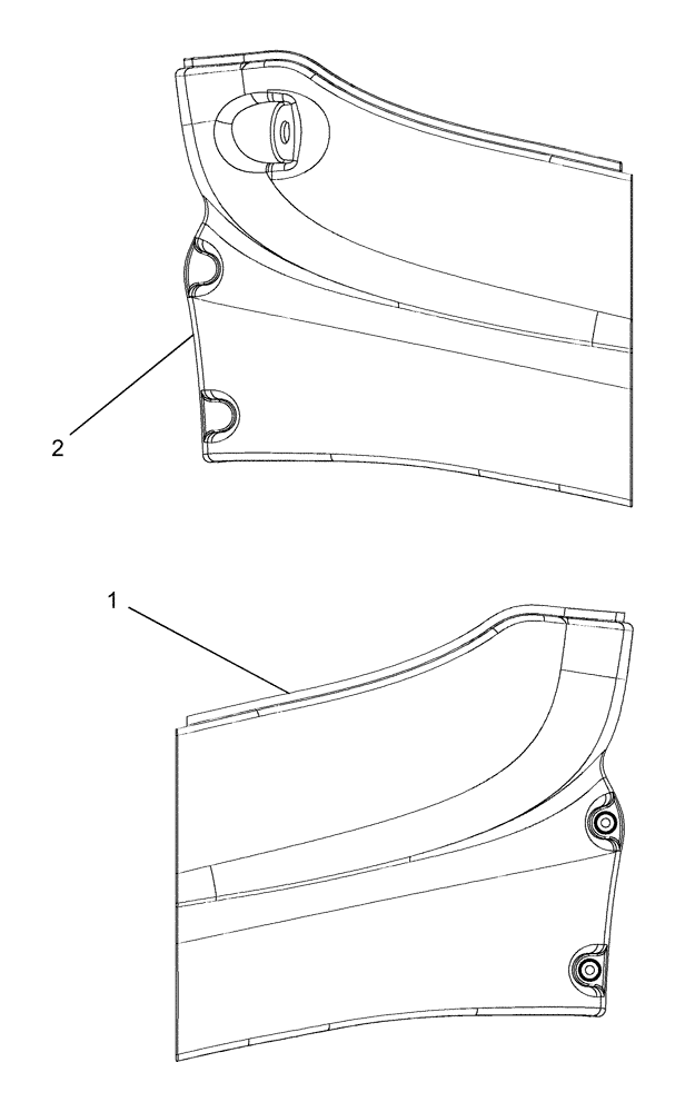 Схема запчастей Case IH FARMALL 50 - (08.03.05) - LOWER CONSOLES (08) - SHEET METAL