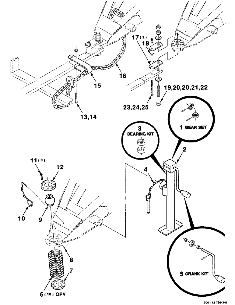 Схема запчастей Case IH 8590 - (02-02) - HITCH AND JACK ASSEMBLY Driveline