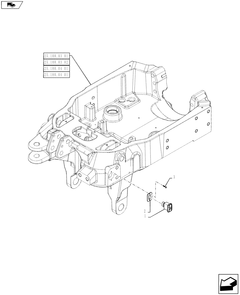 Схема запчастей Case IH PUMA 160 - (55.160.01) - VAR - 331926, 332926 - FRONT HPL - REMOTE SWITCH (55) - ELECTRICAL SYSTEMS