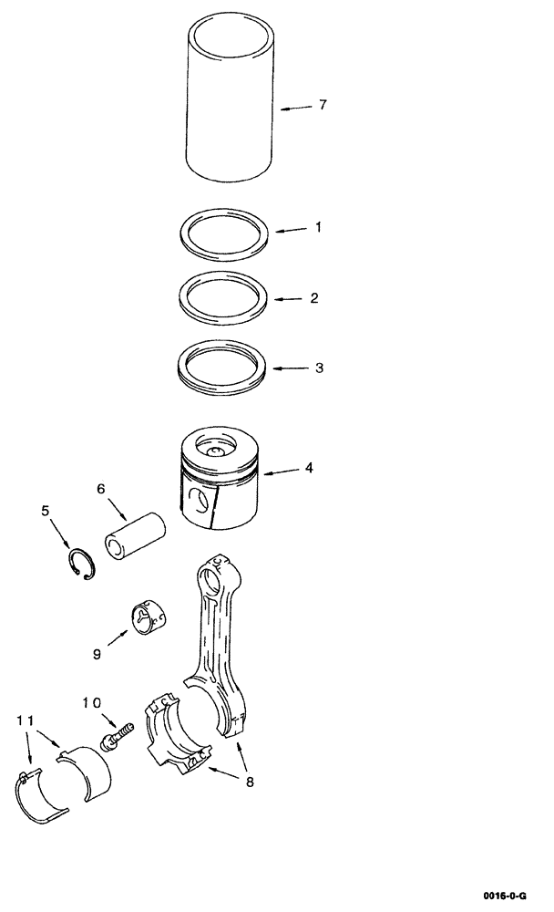 Схема запчастей Case IH 8880 - (10-036) - PISTONS AND CONNECTING RODS - 6T-590 EMISSIONS CERTIFIED ENGINE (10) - ENGINE