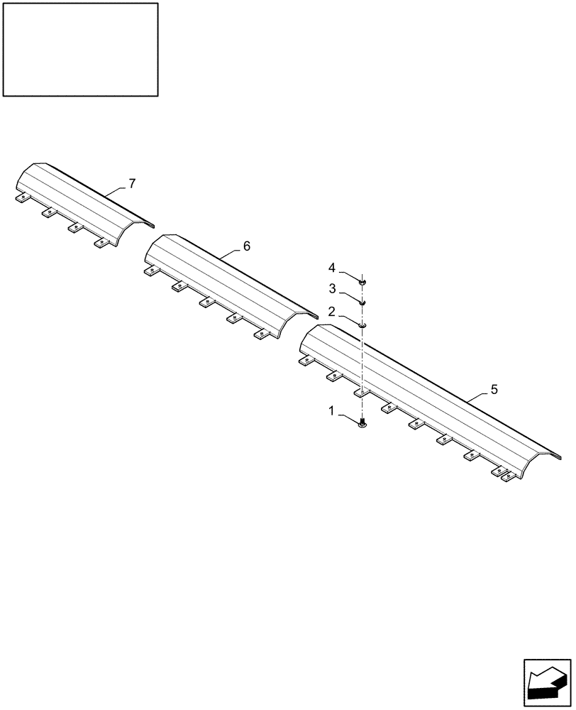 Схема запчастей Case IH 2040 - (18.84095793[01]) - DIA : STONE PROTECTION (18) - ACCESSORIES