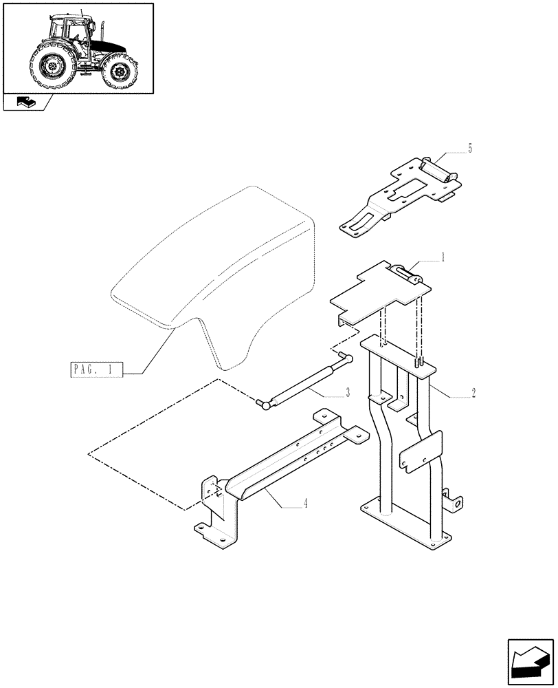 Схема запчастей Case IH FARMALL 90 - (1.83.0[03]) - HOODS (08) - SHEET METAL