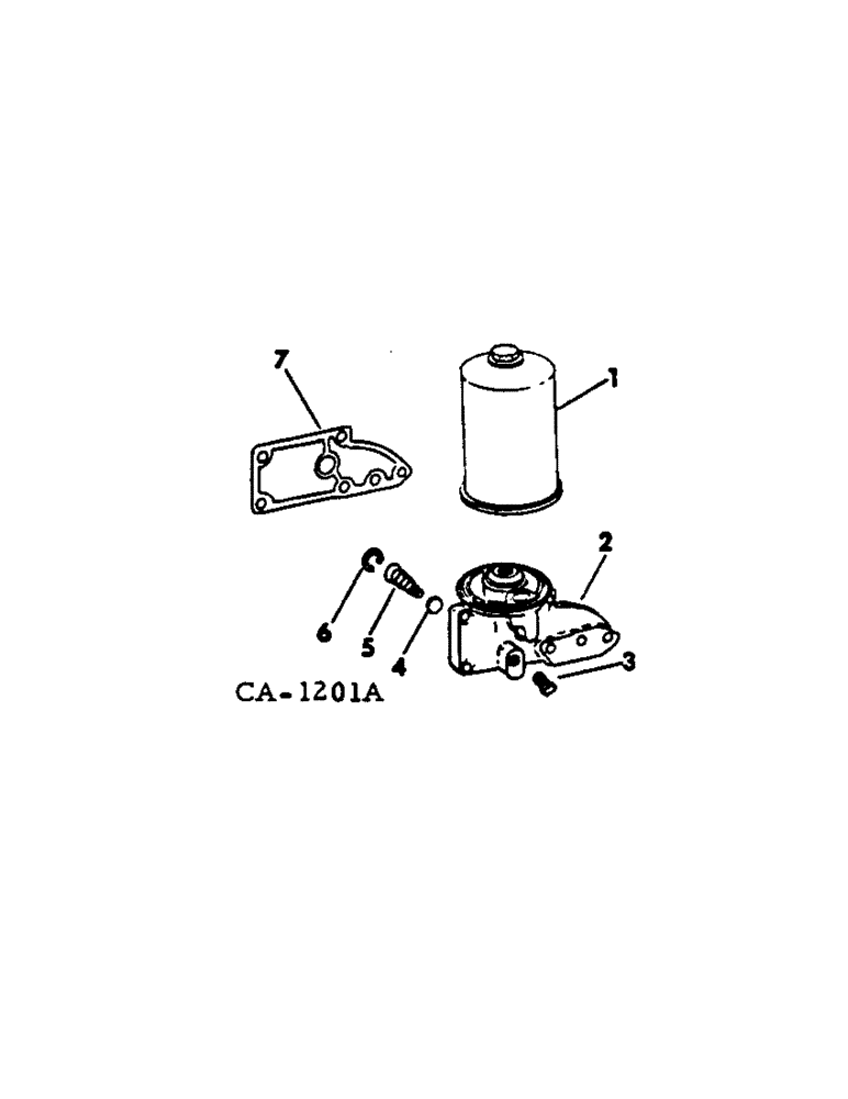 Схема запчастей Case IH C-282 - (C-38) - LUBRICATING OIL FILTER, SPIN-ON TYPE 