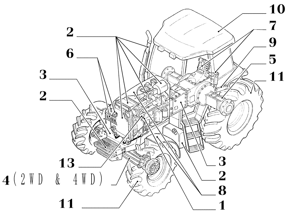 Схема запчастей Case IH MXM190 - (MAIN) - MAIN SECTIONS (00) - GENERAL