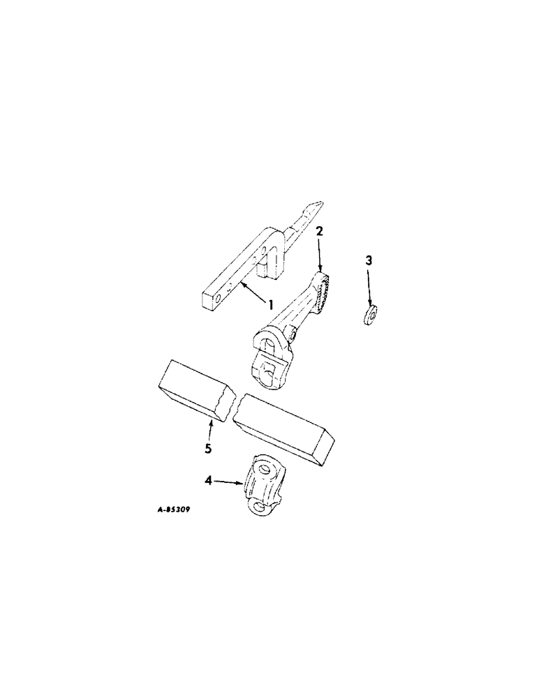 Схема запчастей Case IH 200 - (M-4[B]) - TOOL BAR AND COUPLING BEAMS 