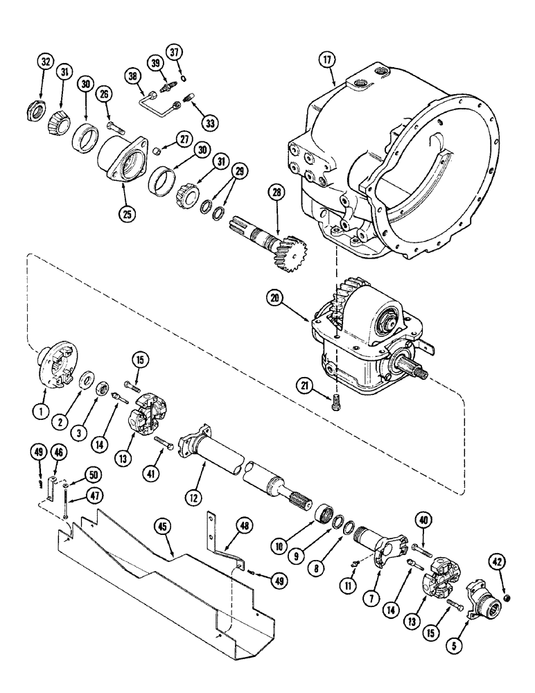 Схема запчастей Case IH 3294 - (6-202) - POWER TRAIN, ZF AXLE (06) - POWER TRAIN