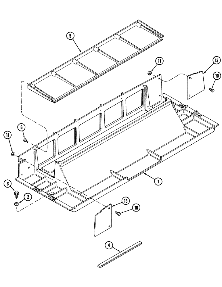 Схема запчастей Case IH 4694 - (9-464) - CAB, PLENUM, CAB SERIAL NO. 12112500 AND AFTER (09) - CHASSIS/ATTACHMENTS