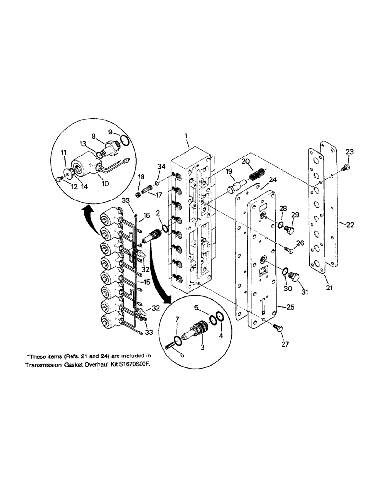 Схема запчастей Case IH 9110 - (04-81) - RANGE SELECTOR VALVE ASSEMBLY (04) - Drive Train