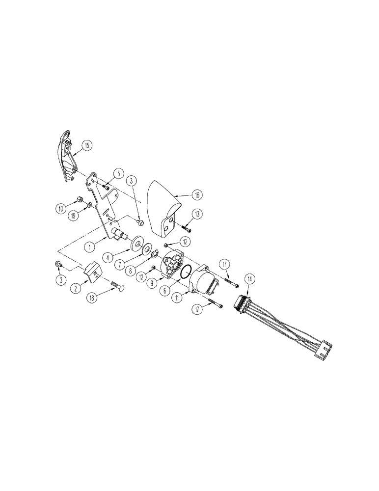 Схема запчастей Case IH STEIGER 435 - (03-01) - THROTTLE (03) - FUEL SYSTEM