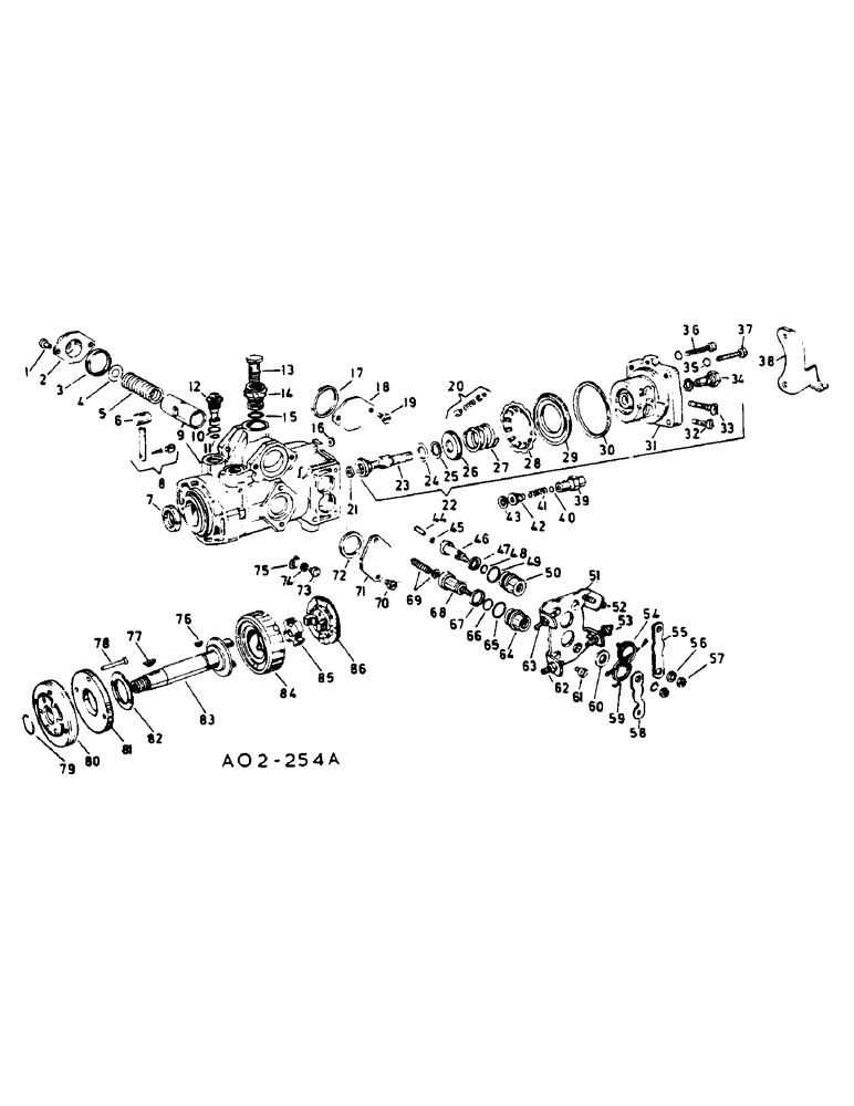 Схема запчастей Case IH 785 - (12-089) - FUEL INJECTION PUMP, BOSCH INJECTION C.R. PUMP Power