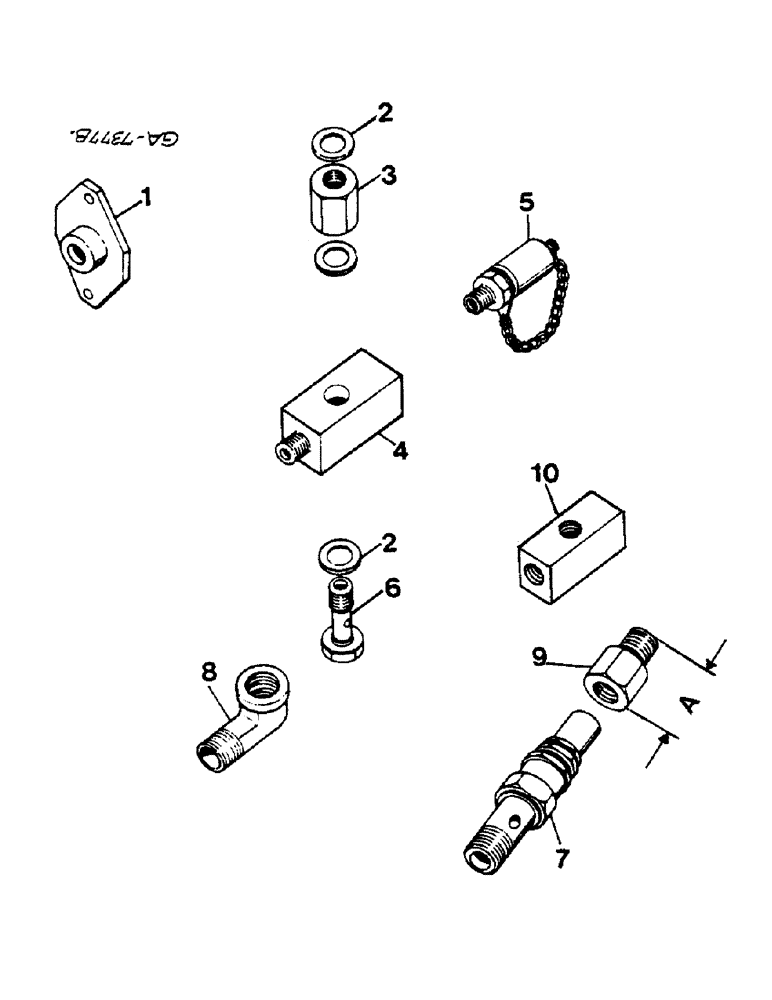 Схема запчастей Case IH 533 - (02-07) - CONNECTING PARTS FOR IH-TEST CENTRE Accessories & Attachments / Miscellaneous