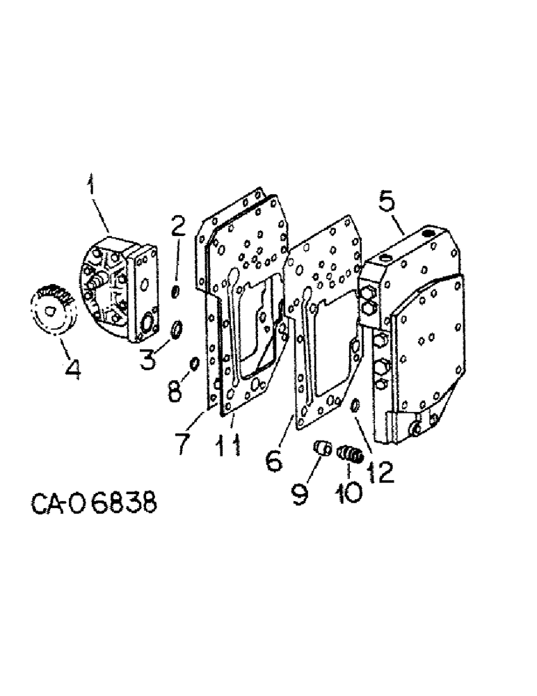 Схема запчастей Case IH 986 - (10-02) - HYDRAULICS, POWER SUPPLY, ON CLUTCH HOUSING (07) - HYDRAULICS