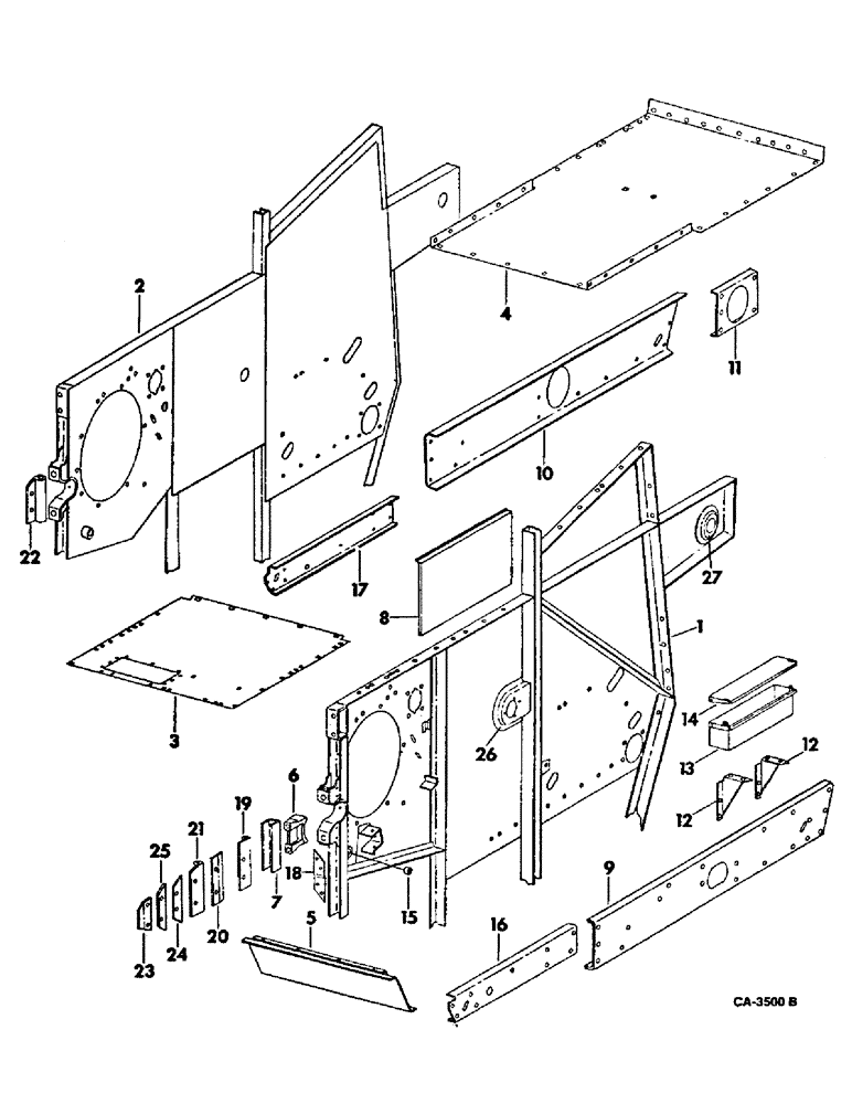 Схема запчастей Case IH 915 - (20-01) - SEPARATOR Separation