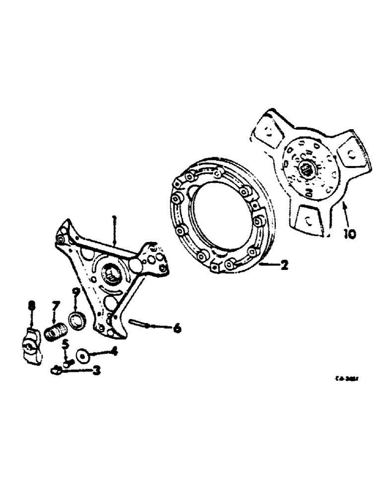 Схема запчастей Case IH 474 - (07-20) - CLUTCH (04) - Drive Train