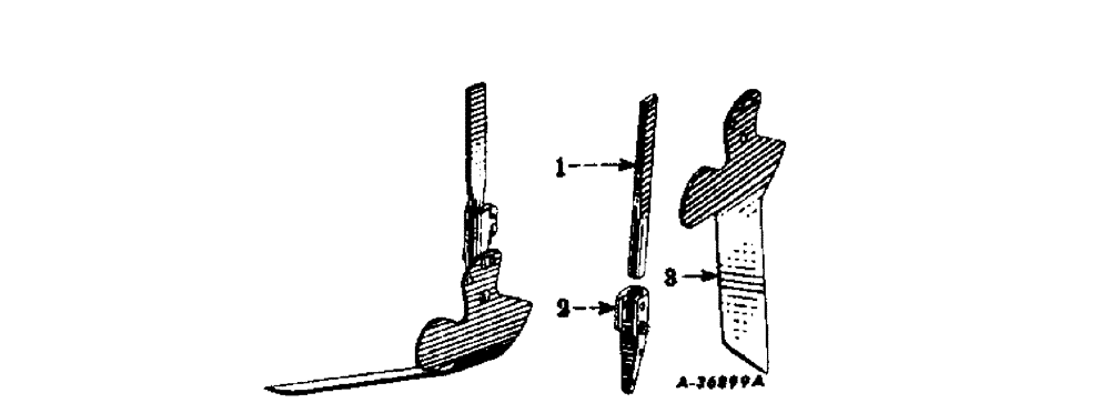 Схема запчастей Case IH 662 - (AC-16) - ADJUSTABLE KNIFE WEEDER 