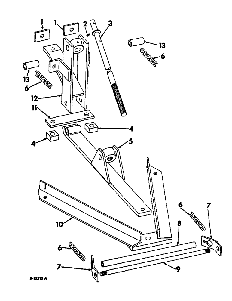 Схема запчастей Case IH 120F - (W-05) - HITCH COUPLING COMPLETING PACKAGE 