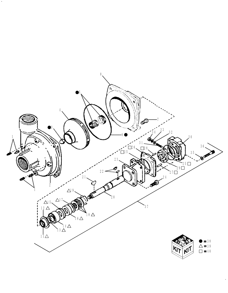 Схема запчастей Case IH 3185 - (09-014) - PRODUCT PUMP Liquid Plumbing