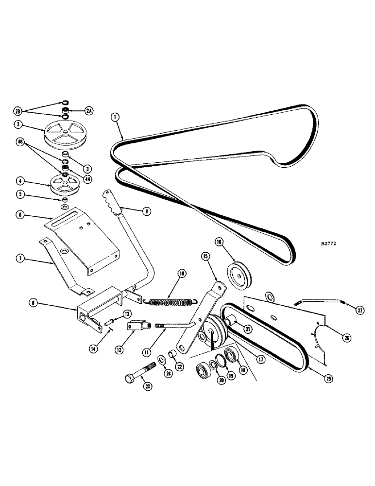 Схема запчастей Case IH 856 - (16) - HEADER DRIVE AND LINKAGE 