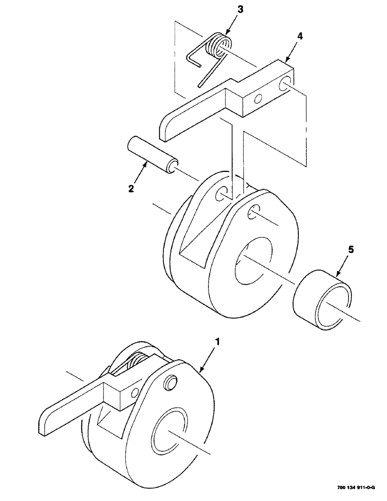 Схема запчастей Case IH RS451 - (2-14) - HUB ASSEMBLY Driveline