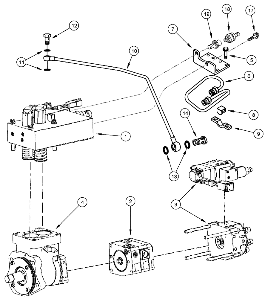 Схема запчастей Case IH FLX4510 - (02-070) - FUEL INJECTION PUMP, FLX4010 (01) - ENGINE