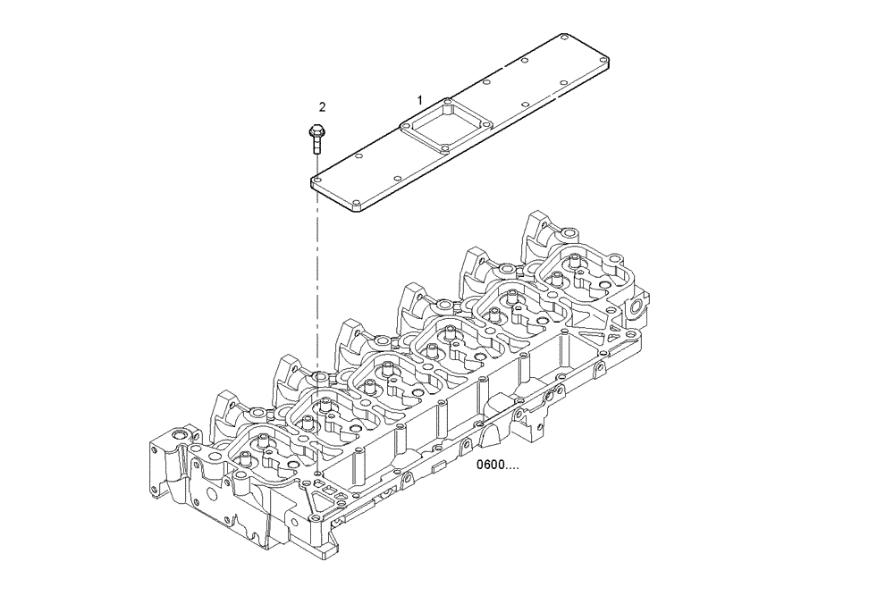 Схема запчастей Case IH F4GE0684C D600 - (0710.188) - INTAKE MANIFOLD 