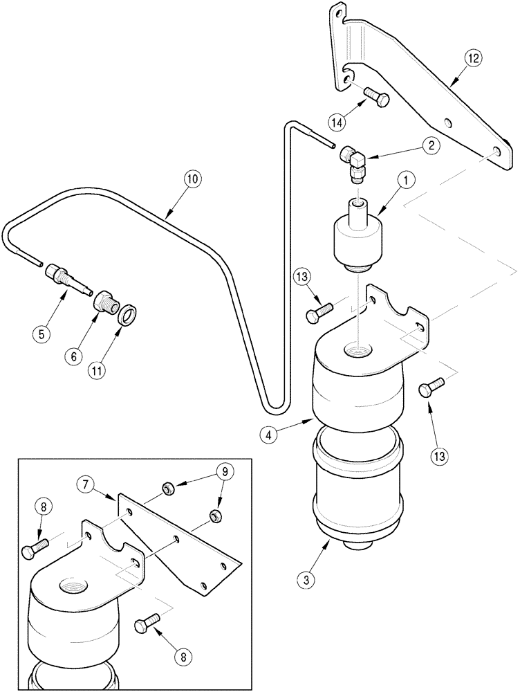 Схема запчастей Case IH C80 - (02-11) - ETHER STARTING (02) - ENGINE