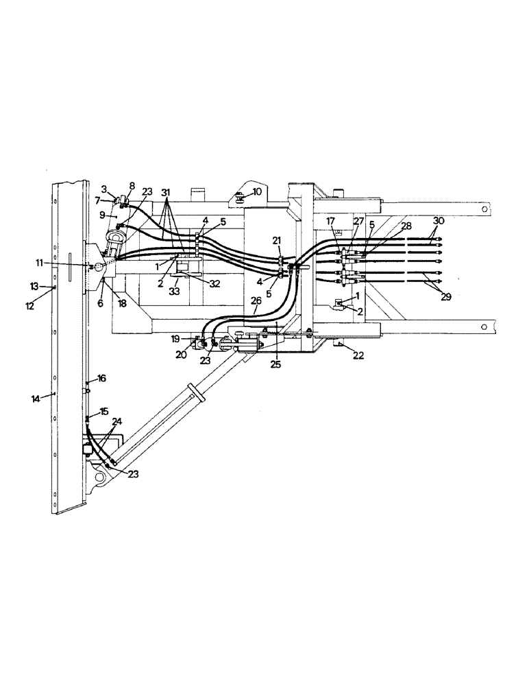 Схема запчастей Case IH PTA280 - (11-42) - DAKOTA TILT ANGLE UTILITY BLADE Options & Miscellaneous