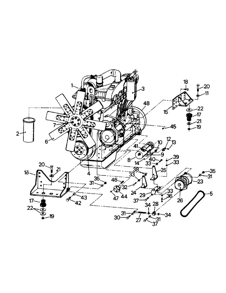 Схема запчастей Case IH PT225 - (04-05) - ENGINE & ATTACHING PARTS, CAT 3406 ENGINE (04) - Drive Train