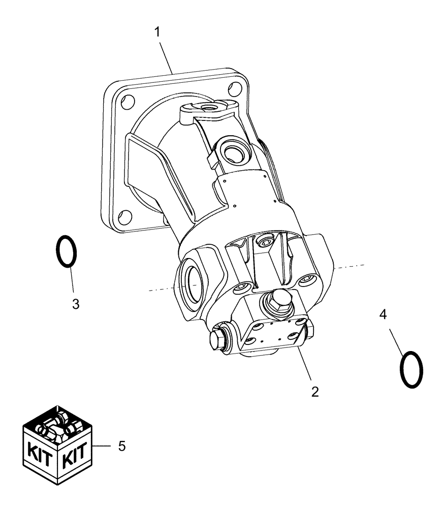 Схема запчастей Case IH AFX8010 - (A.12.A.20) - MOTOR, HYDRAULIC - ROTOR A - Distribution Systems