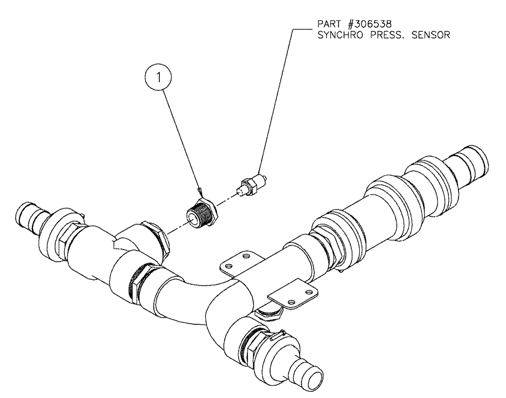 Схема запчастей Case IH SPX3200 - (12-008) - AIM SENSOR PLUMPING GROUP (06) - ELECTRICAL