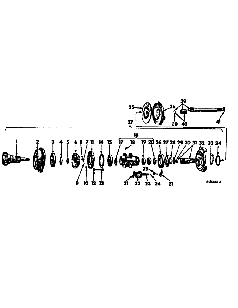 Схема запчастей Case IH 666 - (07-07) - DRIVE TRAIN, TORQUE AMPLIFIER, 666 AND 686 GEAR DRIVE TRACTORS (04) - Drive Train