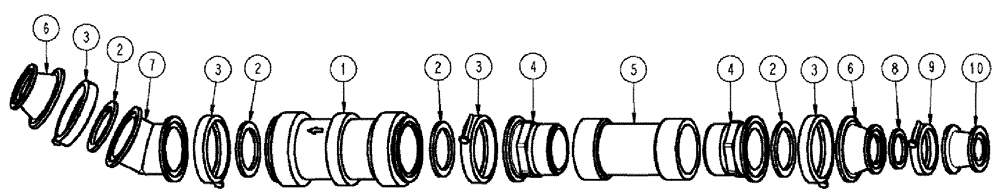 Схема запчастей Case IH SPX3310 - (09-017) - FLOWMETER PLUMBING, HIGH, STD Liquid Plumbing