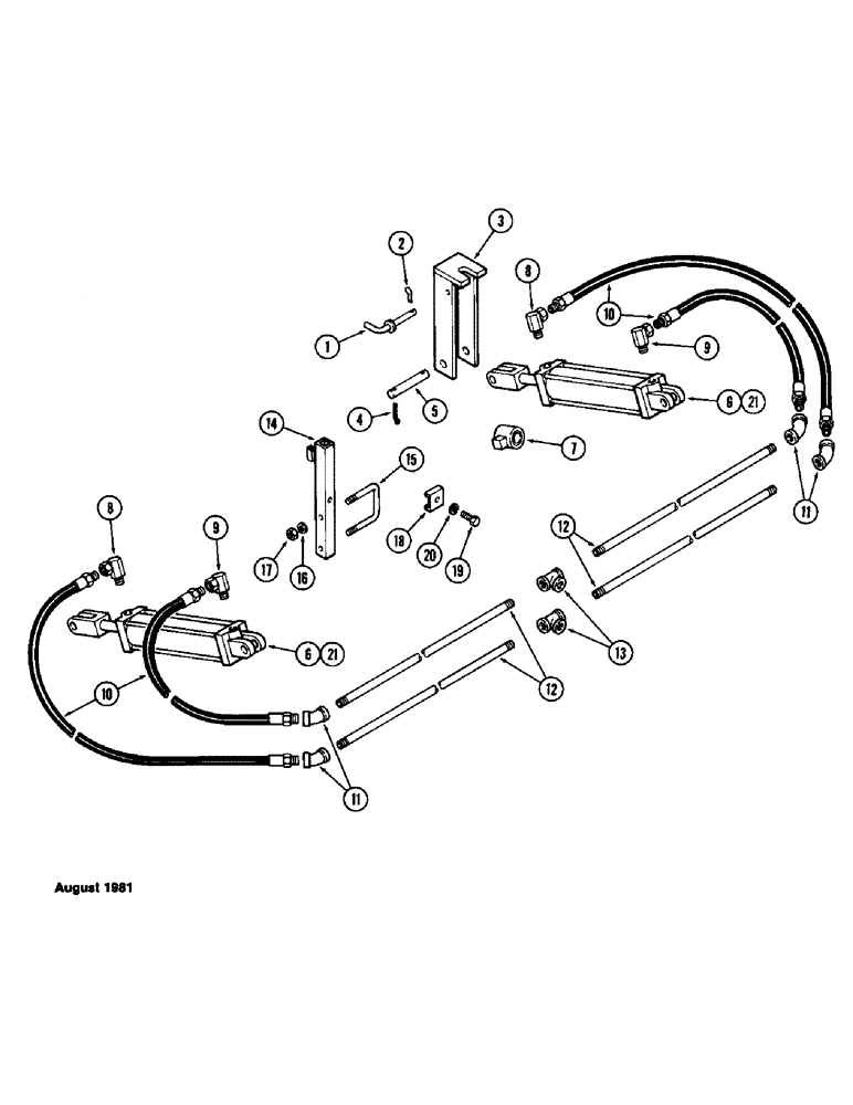 Схема запчастей Case IH SC13 - (34) - HYDRAULIC LIFT ASSEMBLY, SC13 