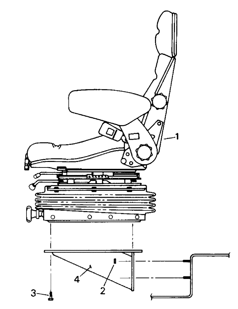 Схема запчастей Case IH ST220 - (01-19) - SEAT AND MOUNITNG (10) - CAB