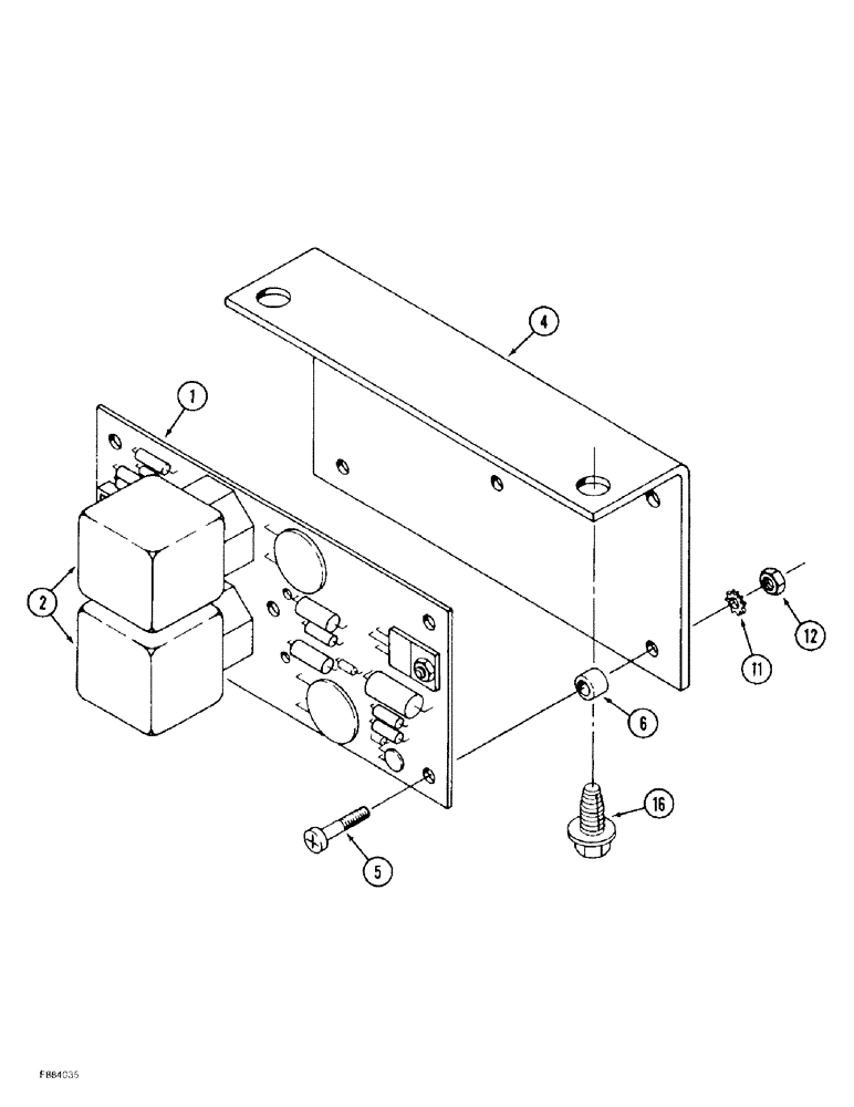 Схема запчастей Case IH 9350 - (4-76) - TIME BASE FLASHER ASSEMBLY (04) - ELECTRICAL SYSTEMS