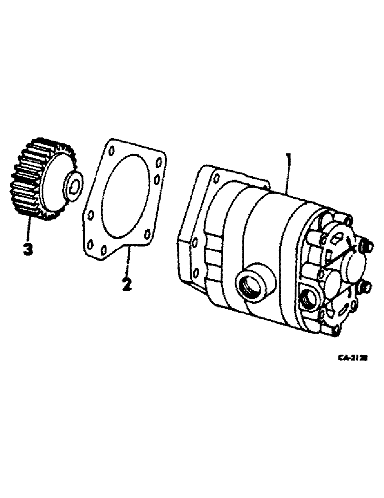 Схема запчастей Case IH 403 - (157) - HYDRAULIC PUMP (35) - HYDRAULIC SYSTEMS