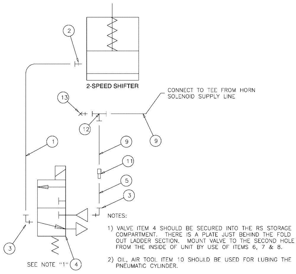 Схема запчастей Case IH FLX4510 - (07-012) - TWO SPEED PNEUMATIC GROUP Pneumatics