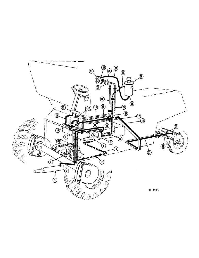 Схема запчастей Case IH 960 - (273A) - HYDRAULIC SYSTEM NO. 8358001 AND AFTER (35) - HYDRAULIC SYSTEMS