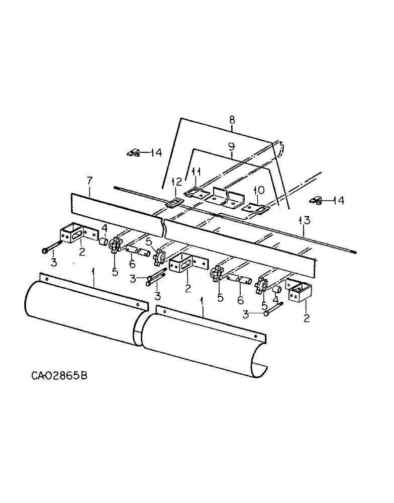 Схема запчастей Case IH 110 - (D-10) - CONVEYOR CHAIN 