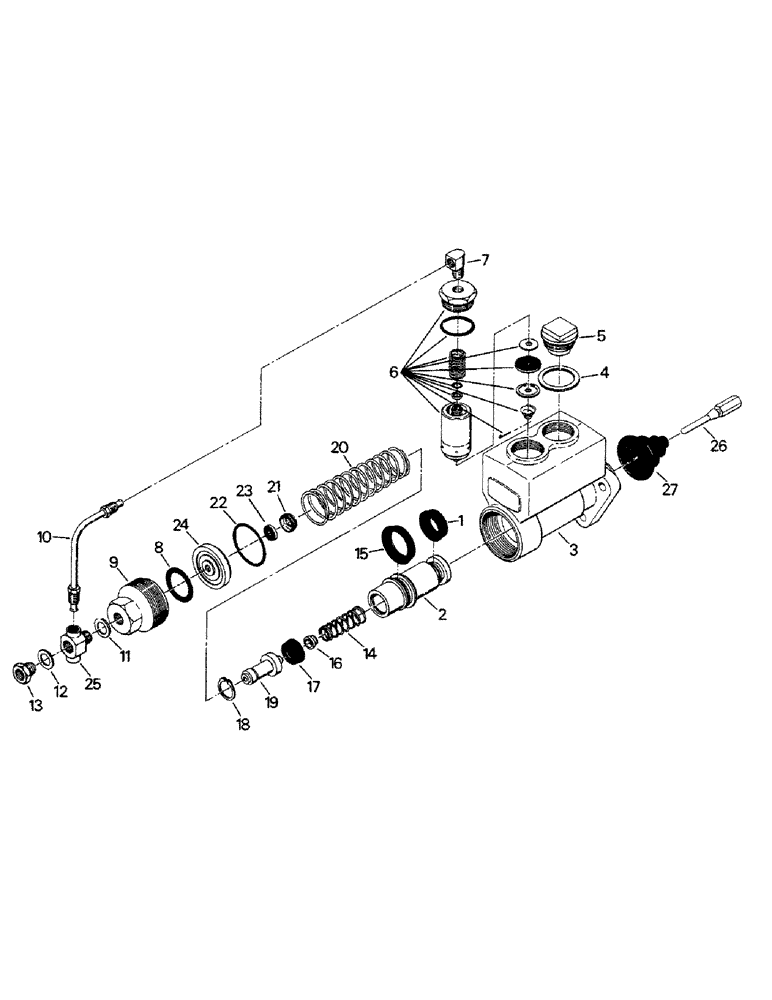 Схема запчастей Case IH KP-1400 - (05-3) - BRAKE MASTER CYLINDER ASSEMBLY (5.1) - BRAKES