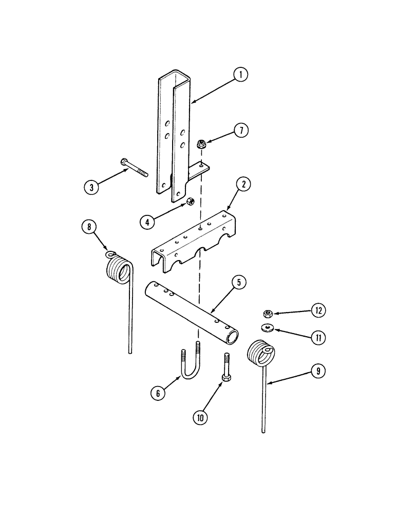 Схема запчастей Case IH 1200 - (L.50.D[01]) - TINE TOOTH ATTACHMENT L - Field Processing