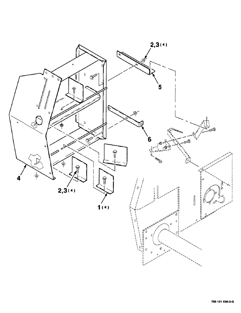 Схема запчастей Case IH 8465 - (7-16) - TWINE BOX ASSEMBLY (12) - MAIN FRAME