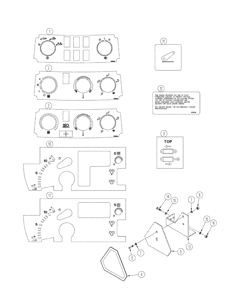 Схема запчастей Case IH STX375 - (09-59) - DECALS (09) - CHASSIS/ATTACHMENTS