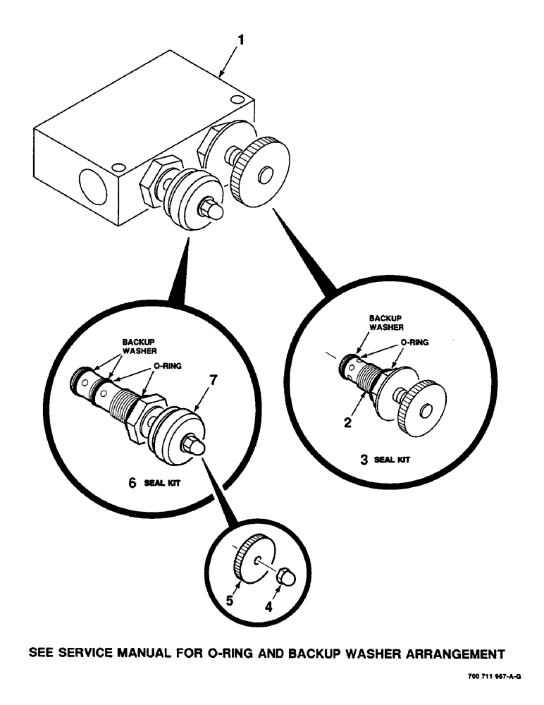 Схема запчастей Case IH 8465 - (9-90) - MESH WRAP HYDRAULIC CONTROL VALVE ASSEMBLY, HY/COMP, 700711967 CONTROL VALVE COMPLETE, Decals & Attachments