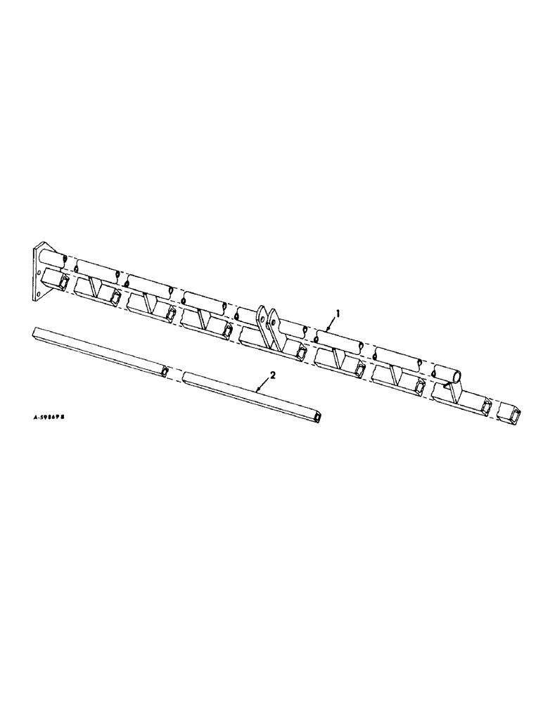 Схема запчастей Case IH 663 - (AD-02) - MAIN FRAME 