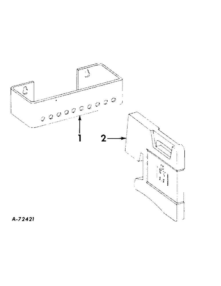 Схема запчастей Case IH 2424 - (165) - MISCELLANEOUS EQUIPMENT, FRONT END WEIGHT BRACKET AND WEIGHTS Miscellaneous Equipment